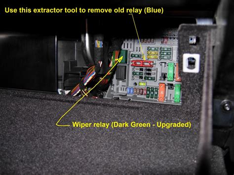 BMW 540i fuse box diagram